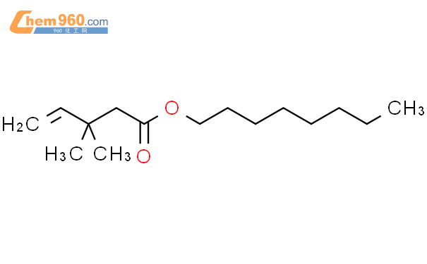 62394 48 34 Pentenoic Acid 33 Dimethyl Octyl Ester化学式、结构式、分子式、mol