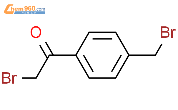 2-溴-4'-溴甲基苯乙酮结构式图片|62546-51-4结构式图片