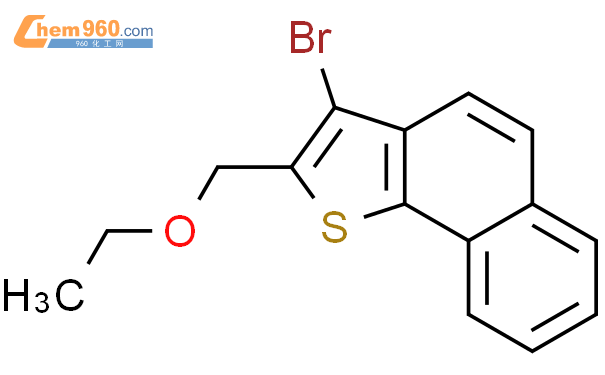 62615-41-2,Naphtho[1,2-b]thiophene, 3-bromo-2-(ethoxymethyl)-化学式、结构式、分子 ...