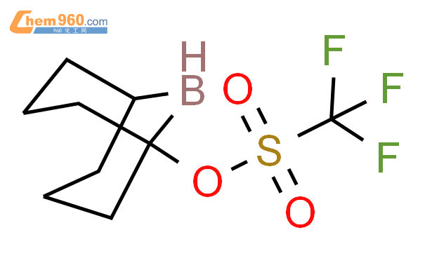 9-硼杂双环[3.3.1]壬基三氟甲磺酸酯结构式图片|62731-43-5结构式图片