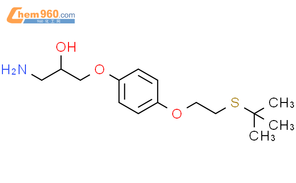 62734-27-4-2-propanol-1-amino-3-4-2-1-1-dimethylethyl-thio-ethoxy