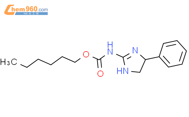 62780 19 2 Carbamic acid 4 5 dihydro 4 phenyl 1H imidazol 2 yl hexyl esterCAS号 62780 19 2