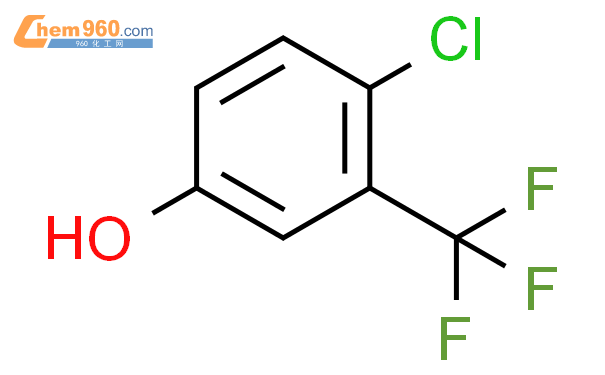 2-氯-5-羟基三氟甲苯结构式图片|6294-93-5结构式图片