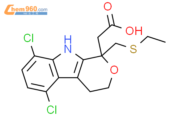 630398 32 2pyrano 34 B Indole 1 Acetic Acid58 Dichloro 1