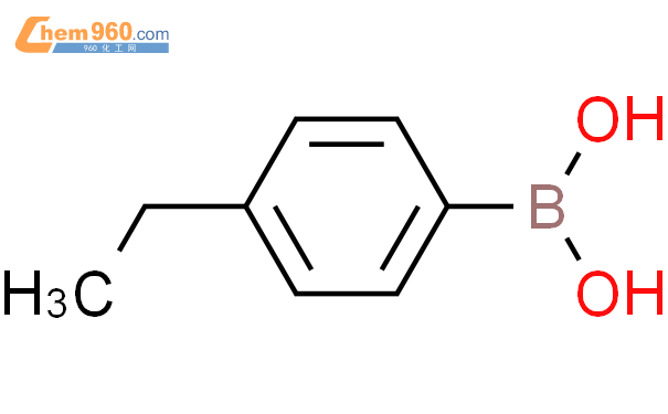 4-乙基苯硼酸结构式图片|63139-21-9结构式图片