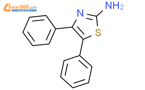 4,5-二苯基-1,3-噻唑-2-胺结构式图片|6318-74-7结构式图片