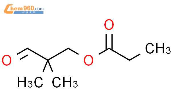 63191 58 2propanal 22 Dimethyl 3 1 Oxopropoxy 化学式、结构式、分子式、mol 960化工网 5151