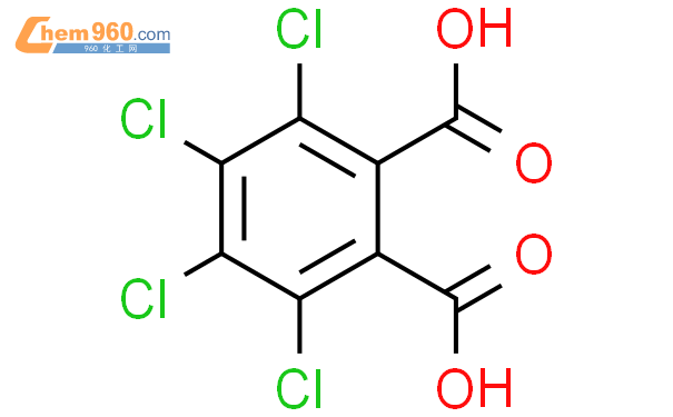四氯邻苯二甲酸结构式图片|632-58-6结构式图片
