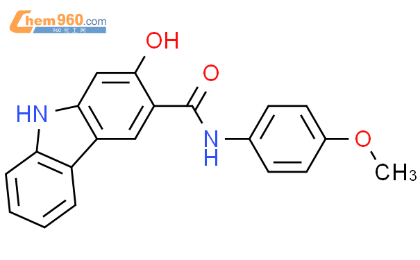 2-hydroxy-N-(4-methoxyphenyl)-9H-carbazole-3-carboxamide