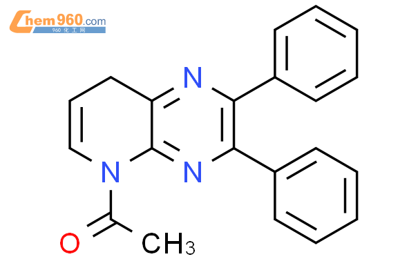 63234 34 4 PYRIDO 2 3 B PYRAZINE 5 ACETYL 5 8 DIHYDRO 2 3 DIPHENYL CAS