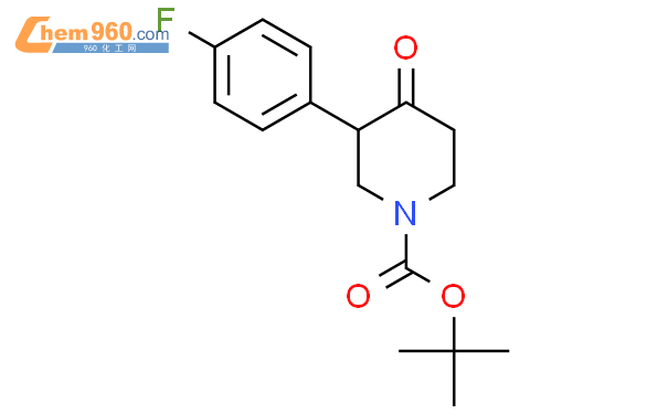 1-Piperidinecarboxylic acid, 3-(4-fluorophenyl)-4-oxo-, 1,1-dimethylethylester