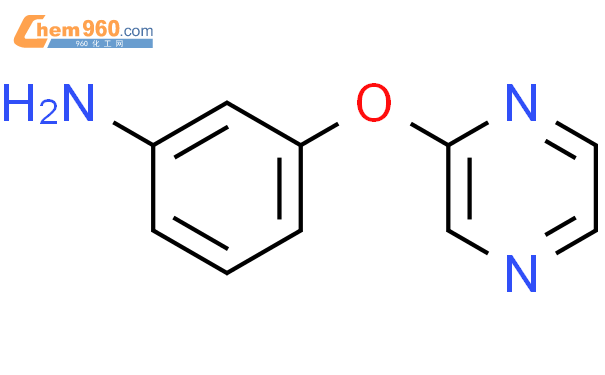 3-(2-吡嗪氧基)苯胺