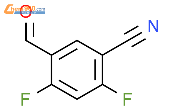 2,4-二氟-5-甲酰基苄腈结构式图片|633327-10-3结构式图片