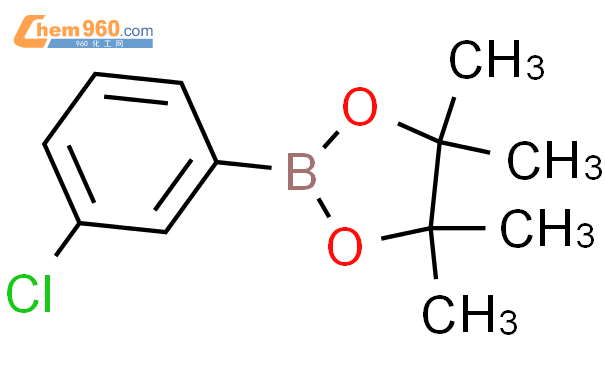 3-氯苯硼酸频那醇酯结构式图片|635305-47-4结构式图片