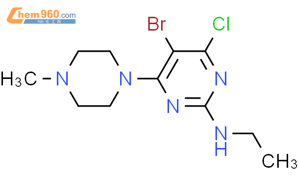 5-bromo-4-chloro-N-ethyl-6-(4-methylpiperazin-1-yl)pyrimidin-2-amine