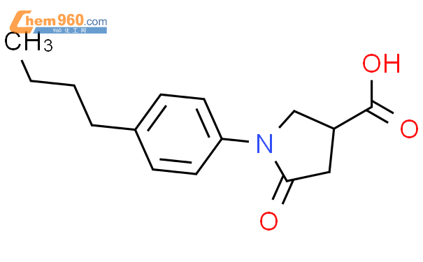 1-(4-丁基苯基)-5-氧代吡咯烷-3-羧酸