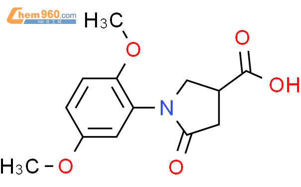 1-(2,5-二甲氧苯基)-5-氧代吡咯烷-3-羧酸