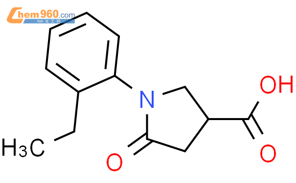 1-(2-乙基苯基)-5-氧代吡咯烷-3-羧酸