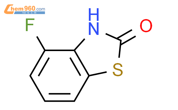 2(3H)-4-氟苯并噻唑酮结构式图片|63754-97-2结构式图片
