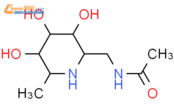 (9ci)-n-[[(2r,3r,4r,5r,6s)-3,4,5-三羟基-6-甲基-2-哌啶基]甲基]-乙酰胺