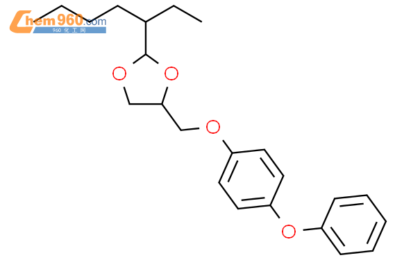 63837-40-1,1,3-Dioxolane, 2-(1-ethylpentyl)-4-[(4-phenoxyphenoxy)methyl ...