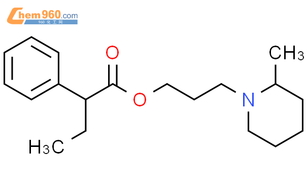 2-苯基丁酸 3-(2-甲基哌啶)丙基酯