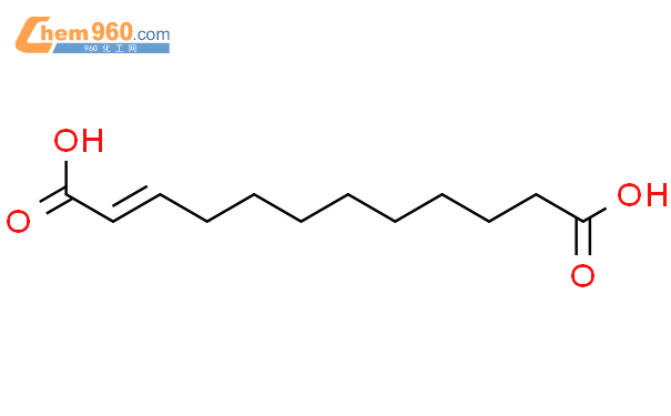 反式-2-十二碳烯二酸结构式