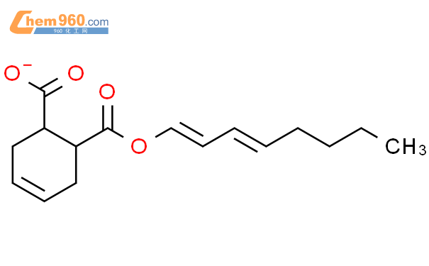 64235 34 34 Cyclohexene 12 Dicarboxylic Acid Monooctadienyl Ester Trans 化学式、结构式、分子式、mol 960化工网 