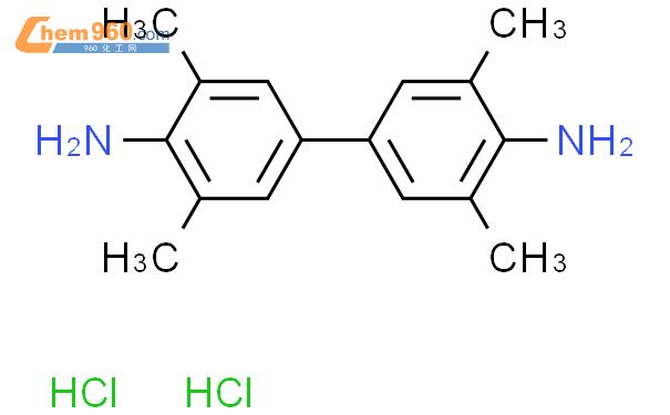 四甲基联苯胺二盐酸结构式图片|64285-73-0结构式图片
