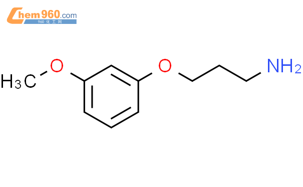 3-(3-甲氧基苯氧基)-1-丙胺结构式图片|6451-26-9结构式图片
