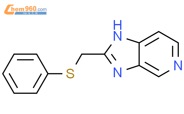 645421-39-2,2-[(phenylthio)methyl]-3H-imidazo[4,5-c]pyridine化学式、结构式、分子式 ...