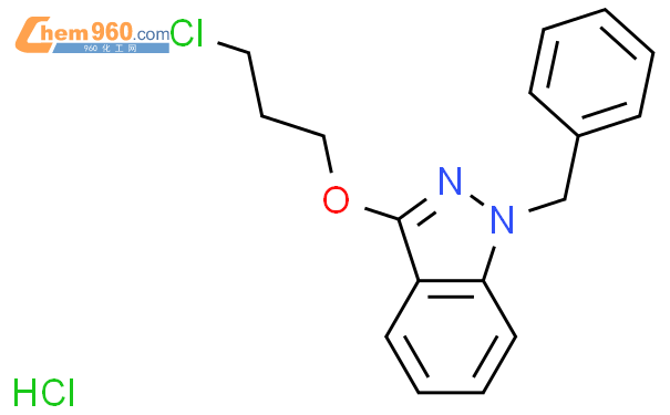 1-benzyl-3-(3-chloropropoxy)indazole,hydrochloride