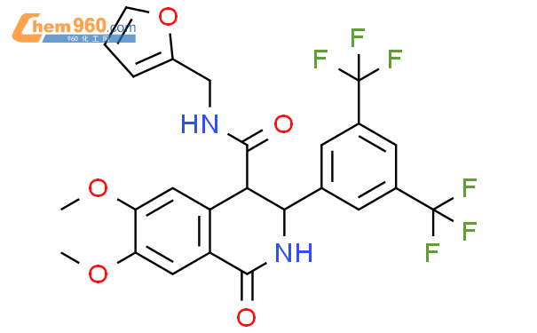 Isoquinolinecarboxamide Bis Trifluoromethyl Phenyl