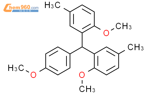 647012-23-5,Benzene, 1,1'-[(4-methoxyphenyl)methylene]bis[2-methoxy-5 ...