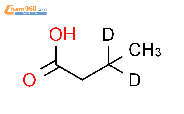 丁酸-d2結構式圖片|64833-96-1結構式圖片