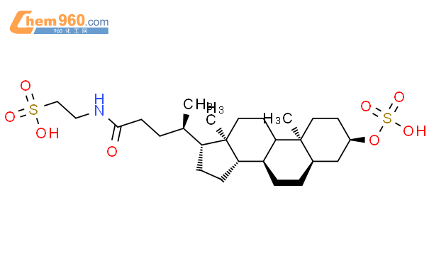牛磺石胆酸硫酸盐二钠盐结构式图片|64936-83-0结构式图片