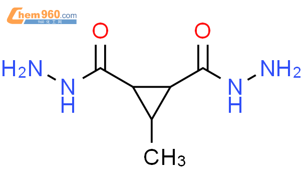 3-甲基环丙烷-1,2-二甲酰肼gambar struktural|649550-13-0gambar