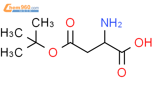 D-天冬氨酸 4-叔丁酯结构式图片|64960-75-4结构式图片