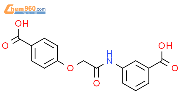 3-[[2-(4-羧基苯氧基)乙酰基]氨基]苯甲酸
