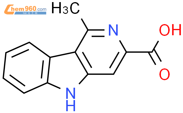 1-甲基-5H-吡啶并(4,3-b)吲哚-3-羧酸