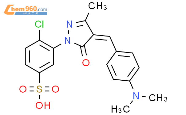 65036 66 0 Benzenesulfonic Acid 4 Chloro 3 [4 [[4 Dimethylamino Phenyl]methylene] 4 5 Dihydro 3