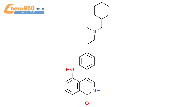 H Isoquinolinone Cyclohexylmethyl Methylamino Ethyl Phenyl Hydroxy