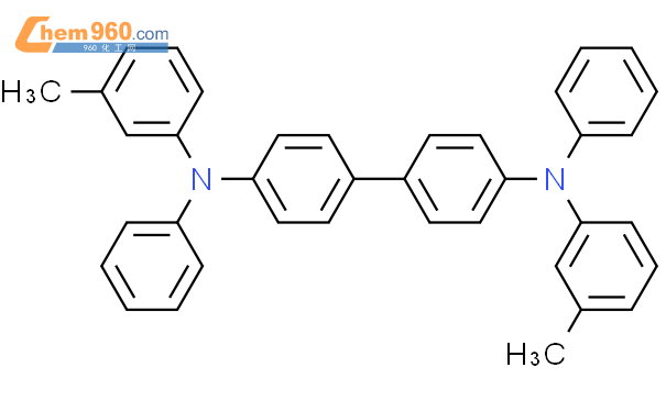 N,N'-二苯基-N,N'-二(3-甲基苯基)-1,1'-联苯-4,4'-二胺结构式图片|65181-78-4结构式图片