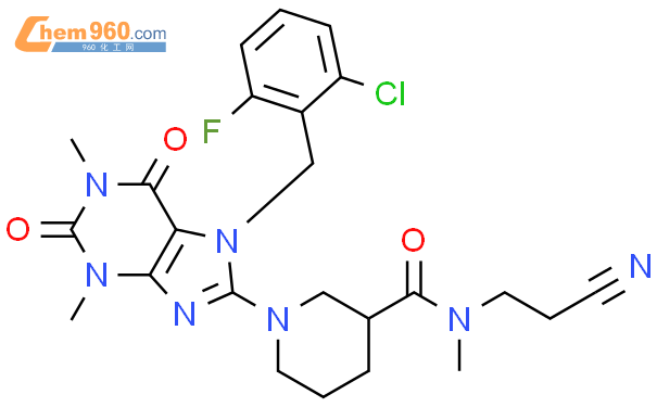 652163 53 6 3 Piperidinecarboxamide 1 7 2 Chloro 6 Fluorophenyl Methyl 2 3 6 7 Tetrahydro 1