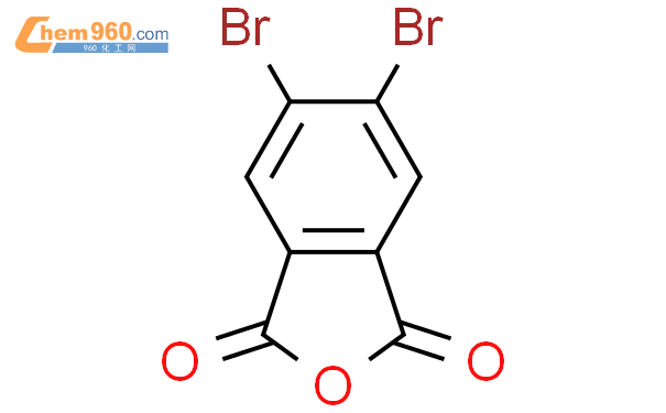 65237 17 445 二溴邻苯二甲酸酐化学式、结构式、分子式、mol、smiles 960化工网