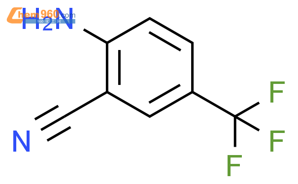 2-氨基-5-三氟甲基苯腈结构式图片|6526-08-5结构式图片