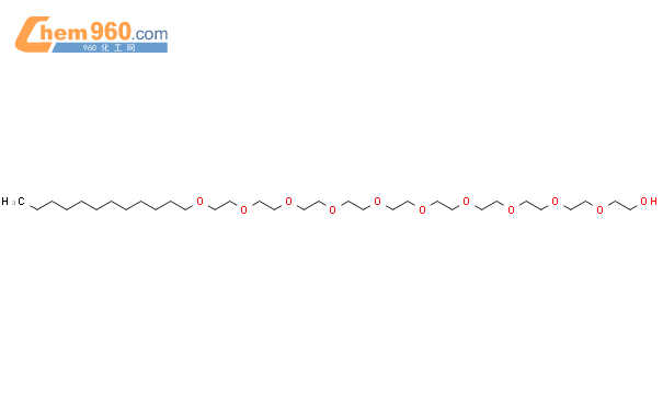 聚氧乙烯月桂醇醚结构式图片|6540-99-4结构式图片