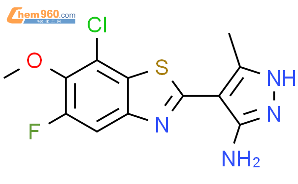 H Pyrazol Amine Chloro Fluoro Methoxy Benzothiazolyl Methyl Cas