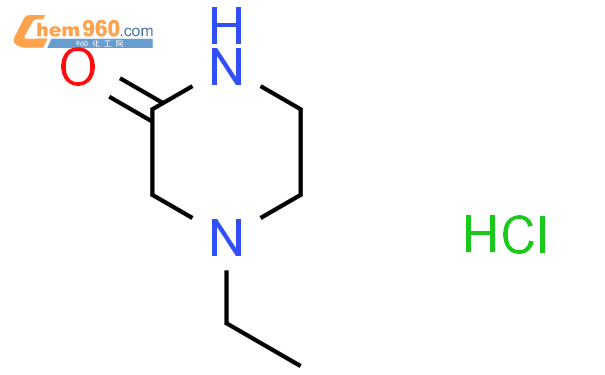 4-乙基哌嗪-2-酮盐酸盐结构式图片|65464-00-8结构式图片