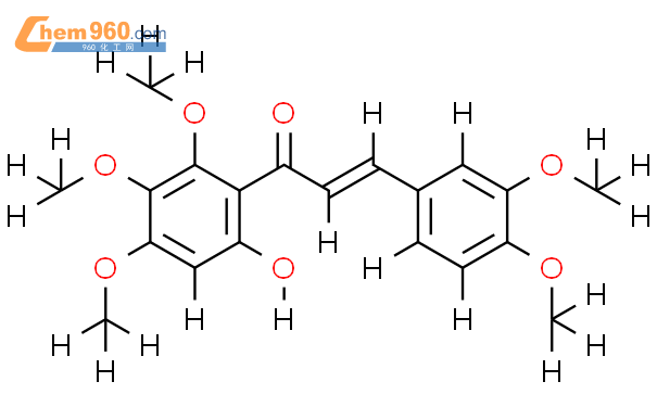 2'-羟基-3,4,4',5',6'-五甲氧基查尔酮